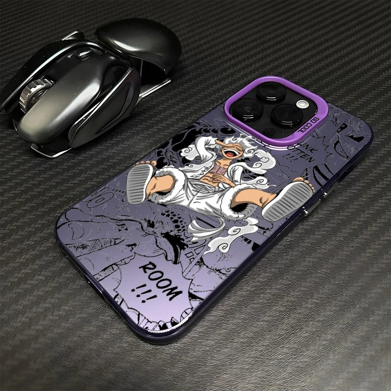 Funda de Luffy Anime – Carcasa Mate para iPhone Series 7 a 16"
