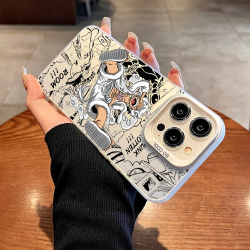 Funda de Luffy Anime – Carcasa Mate para iPhone Series 7 a 16"