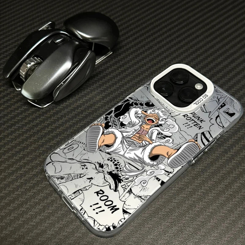Funda de Luffy Anime – Carcasa Mate para iPhone Series 7 a 16"